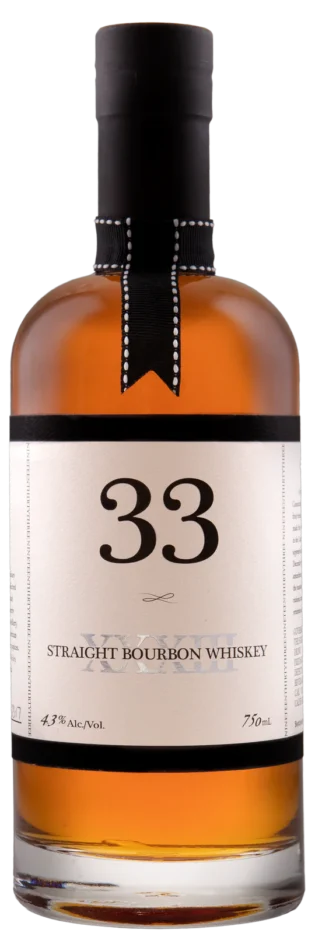Cutler's 33 Straight Bourbon Whiskey