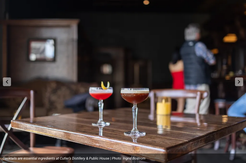 cocktails by Ingrid Bostrom Cutler's Public House Cocktails by Ingrid Bostrom