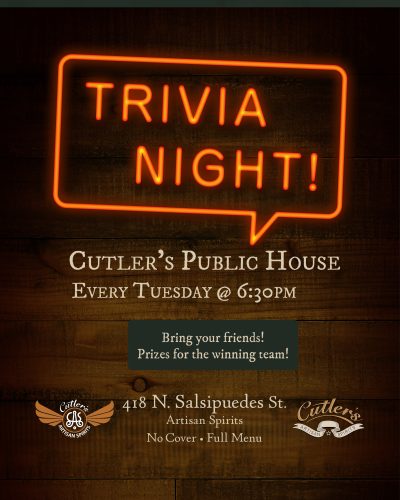 Trivia Night at Cutler's Public House in Santa Barbara